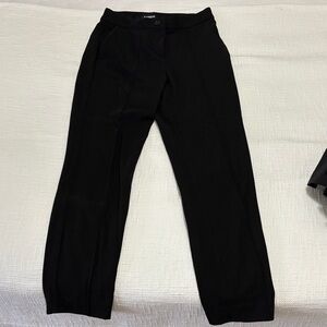 Express seamed straight leg high waisted ankle trousers